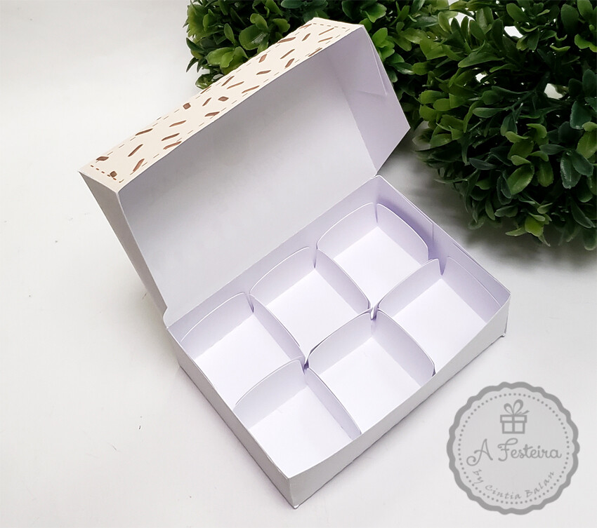 Caixa para 6 Doces