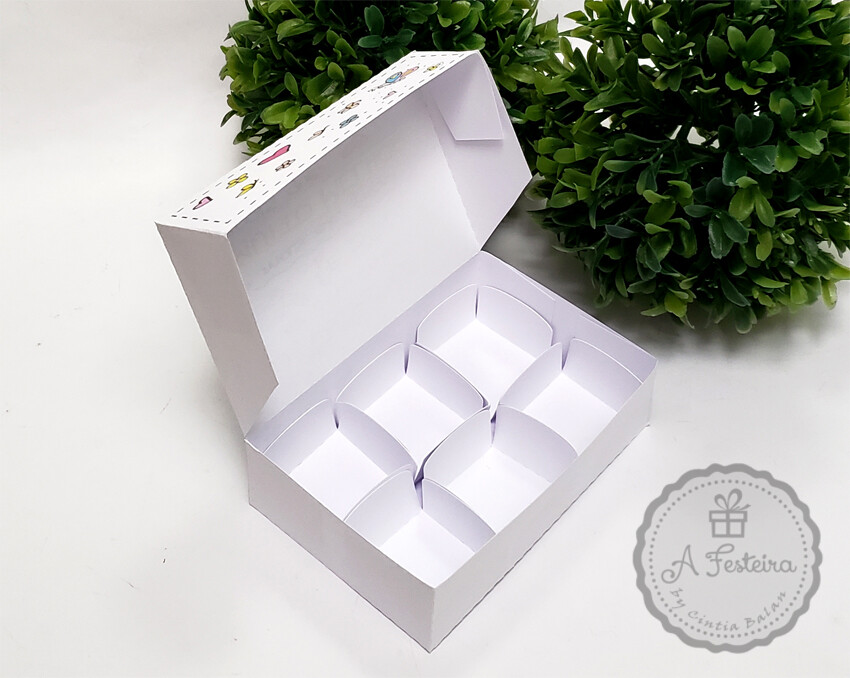 Caixa para 6 Doces