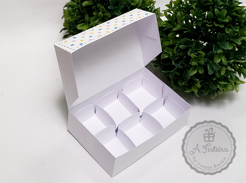 Caixa para 6 Doces
