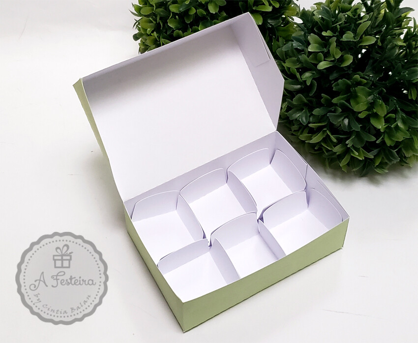 Caixa para 6 Doces
