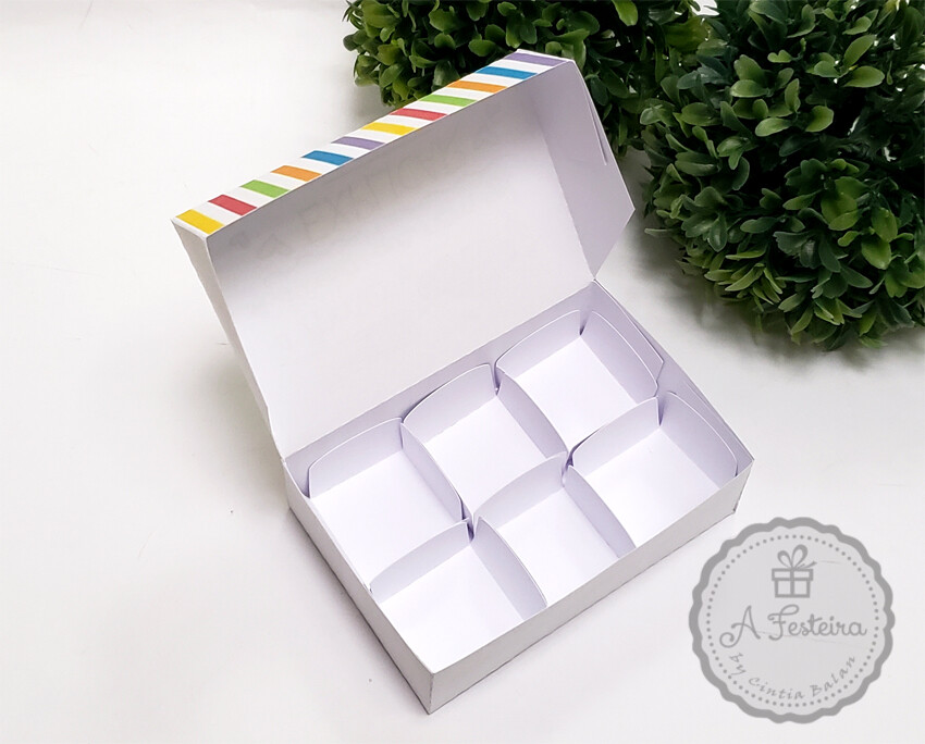Caixa para 6 Doces