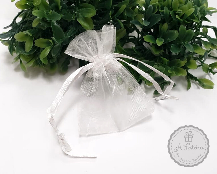 Kit com 60 saquinhos de organza