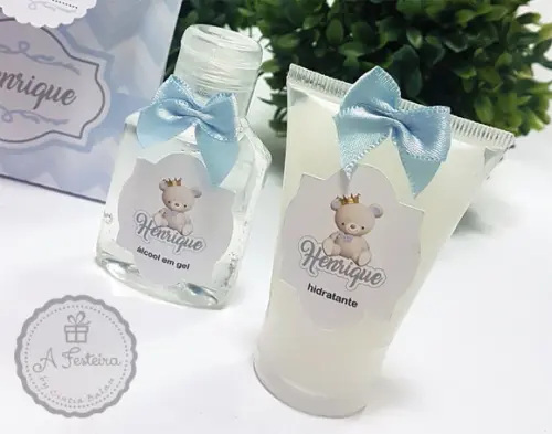 Lembrancinha Hidratante e Alcool Gel