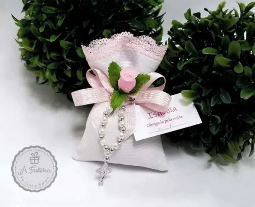Sachê Perfumado Rosa com Tercinho