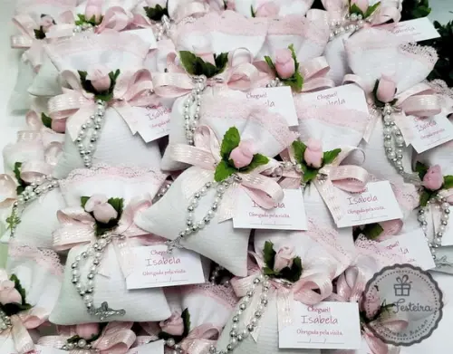 Sachê Perfumado Rosa com Tercinho