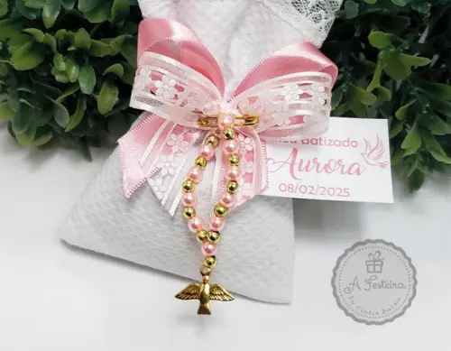 Saquinho Perfumado com Tercinho Rosa