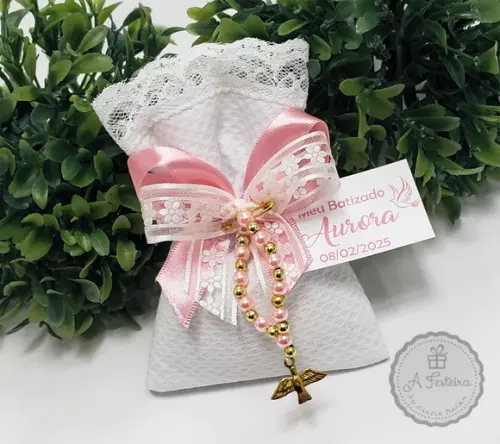 Saquinho Perfumado com Tercinho Rosa