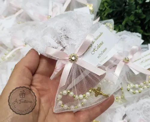 Lembrancinha com Mini Terço