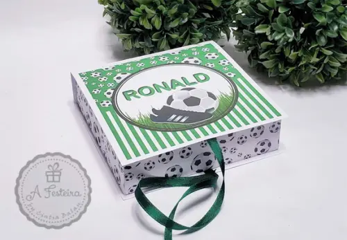 Caixa para 9 Doces Futebol