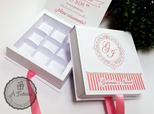 Caixa para 9 Doces