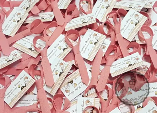 Mini Gravata Simples com Tag Personalizado