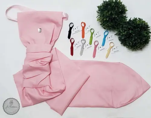 Kit Gravata Gigante + 50 Gravatinhas com Tag