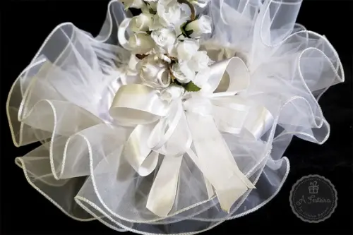 Cesta Babado Branco