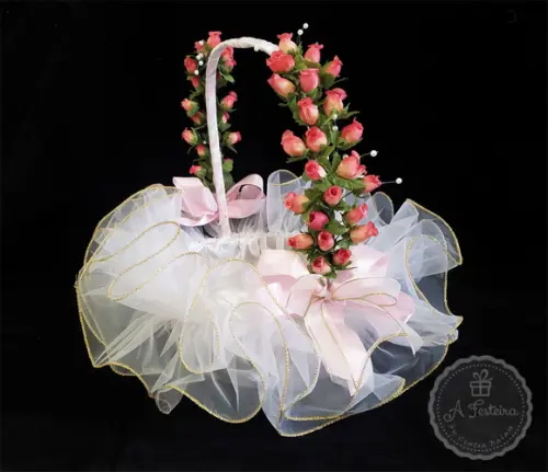 Cesta Florista Rosé