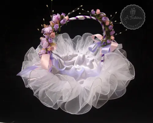 Cesta Florista Lilás