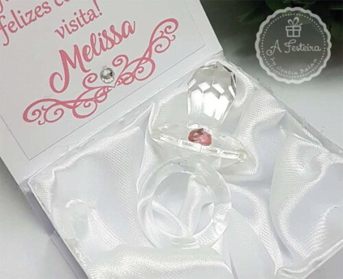 Caixinha com Chupeta de Cristal