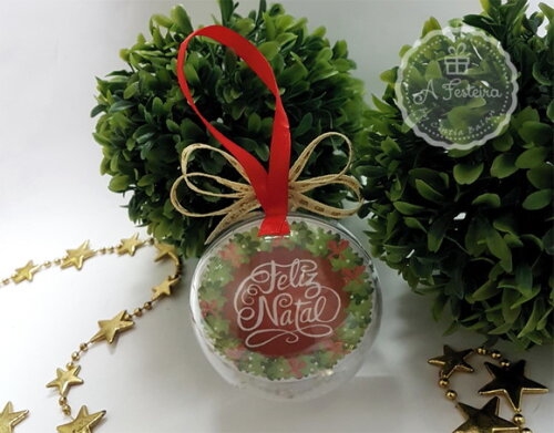Bola de Natal Decorada