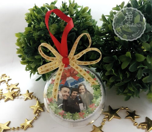 Bola de Natal Decorada