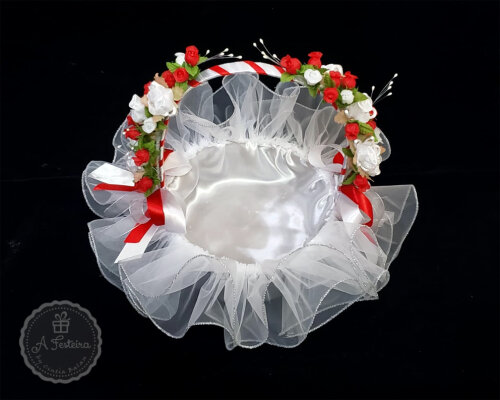 Cesta Florista Vermelha