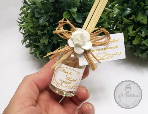 Lembrancinha de casamento Aromatizador Rústico