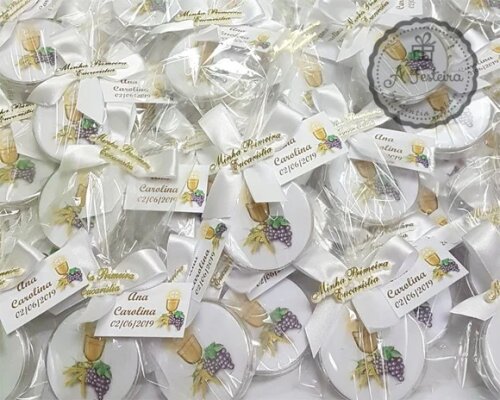 Lembrancinha de Primeira Eucaristia Uvas