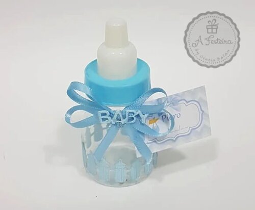 Mini Mamadeira Azul