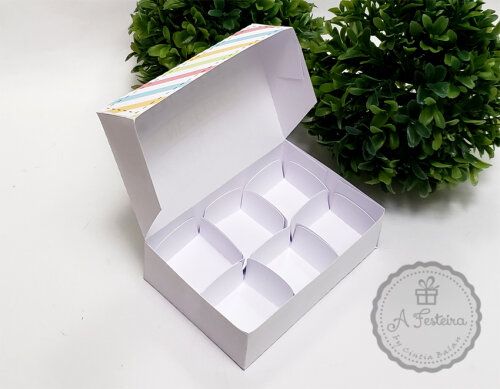 Caixa para 6 Doces