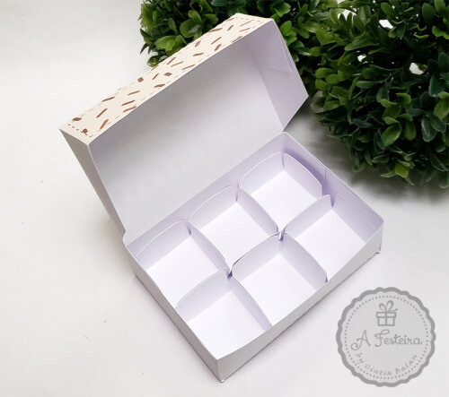 Caixa para 6 Doces
