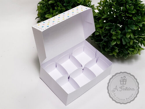 Caixa para 6 Doces