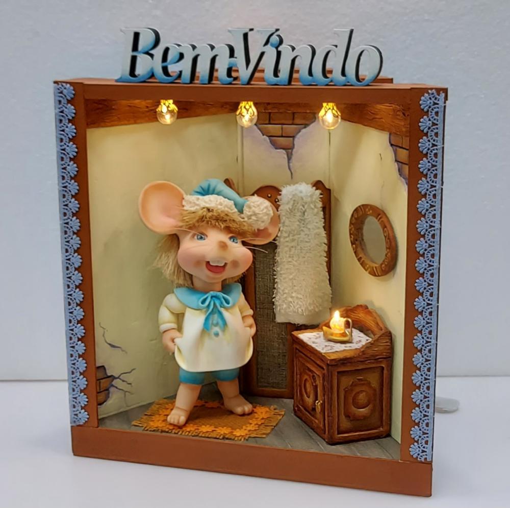 CENÁRIO TOPO GIGIO NO QUARTO