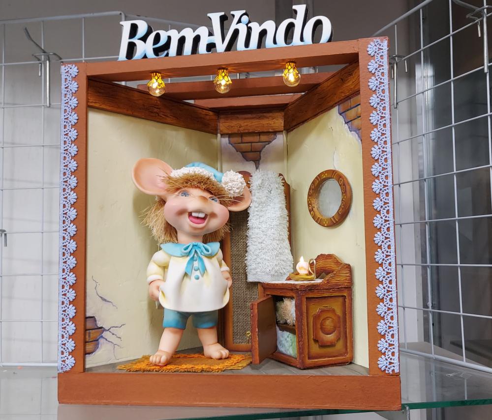 CENÁRIO TOPO GIGIO NO QUARTO