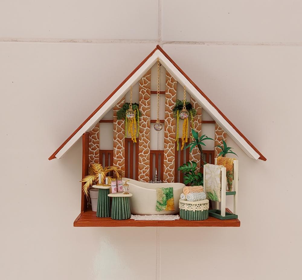 QUADRO BANHEIRO TROPICAL