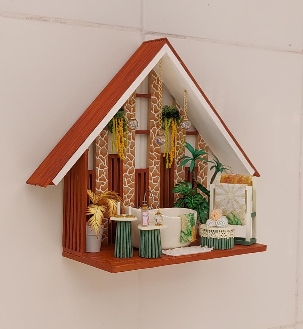 QUADRO BANHEIRO TROPICAL