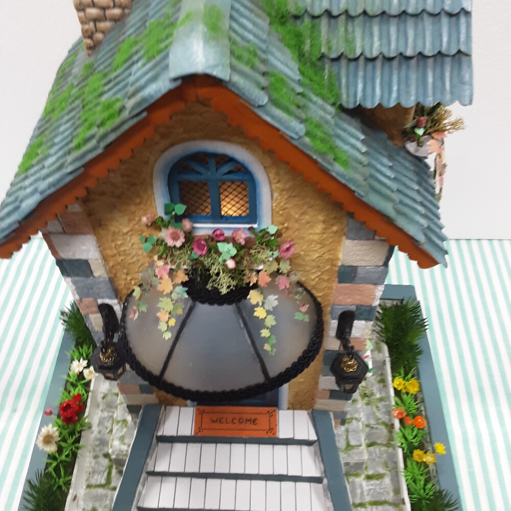 SOBRADO COM PERGOLADO-maquete