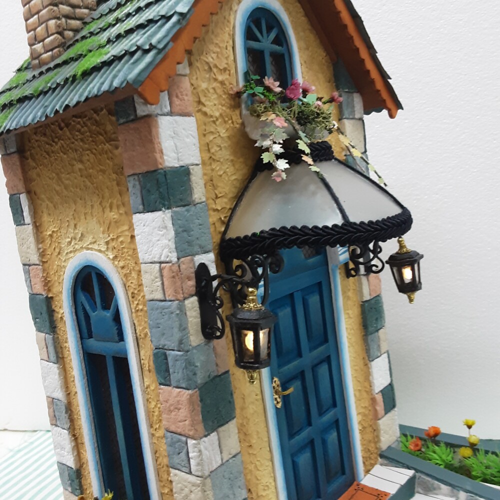 SOBRADO COM PERGOLADO-maquete