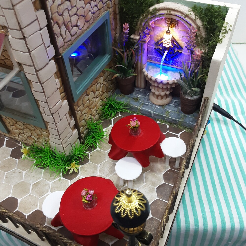 CAFETERIA EM MINIATURA, MINI CENÁRIO, MAQUETE, DIORAMA, CAFETERI
