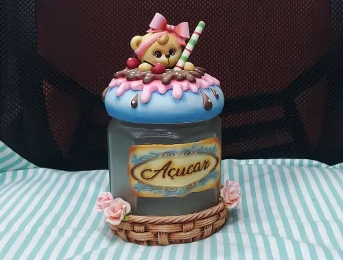 POTE DE AÇÚCAR CESTINHA DOCE