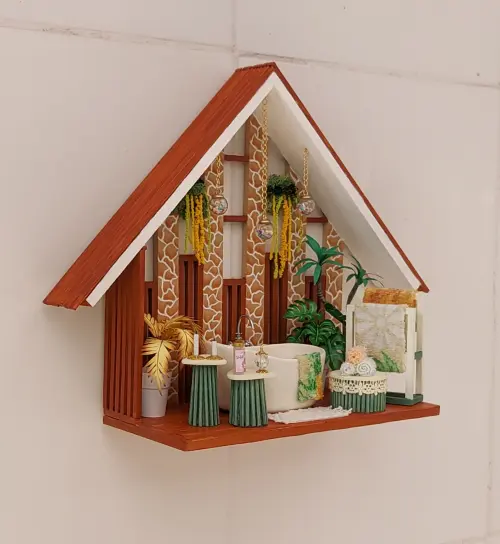 QUADRO BANHEIRO TROPICAL