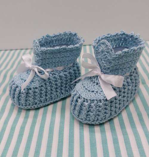 BOTINHA DE CROCHÊ - CLARA 9,5cm