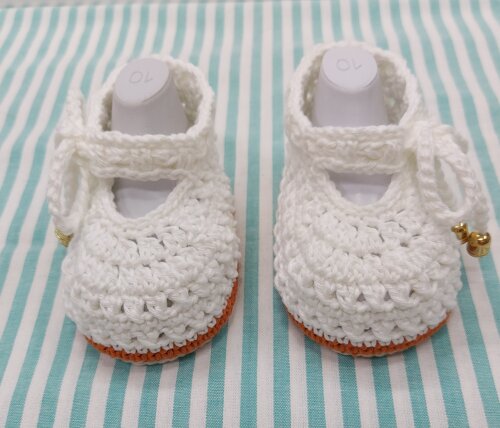 SAPATINHO DE CROCHÊ PARA BEBÊ MENINA- MODELO ALINE 9,5CM, SAPATINHO PRA MENINA EM CROCHÊ, SAPATINHO DE BEBÊ MENINA, CROCHÊ