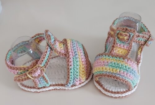 SANDÁLIA PARA BEBÊ MENINA MODELO BÁRBARA 10CM, SANDÁLIA PARA
