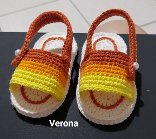 SANDÁLIA DE CROCHÊ PARA BEBÊ MENINA MODELO VERONA 11CM, SANDÁLIA DE CROCHÊ PARA MENINA, SANDÁLIA PARA MENINA DE CROCHÊ, CROCHÊ