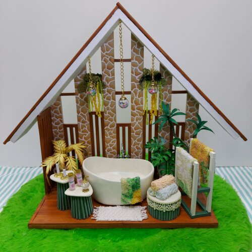 QUADRO DECORATIVO BANHEIRO TROPICAL, QUADRO DECORATIVO, QUADRO COM PLANTAS, BANHEIRO, BANHEIRA, DECORAÇÃO PARA BANHEIRO, DECORAÇÃO PARA LAVABOS
