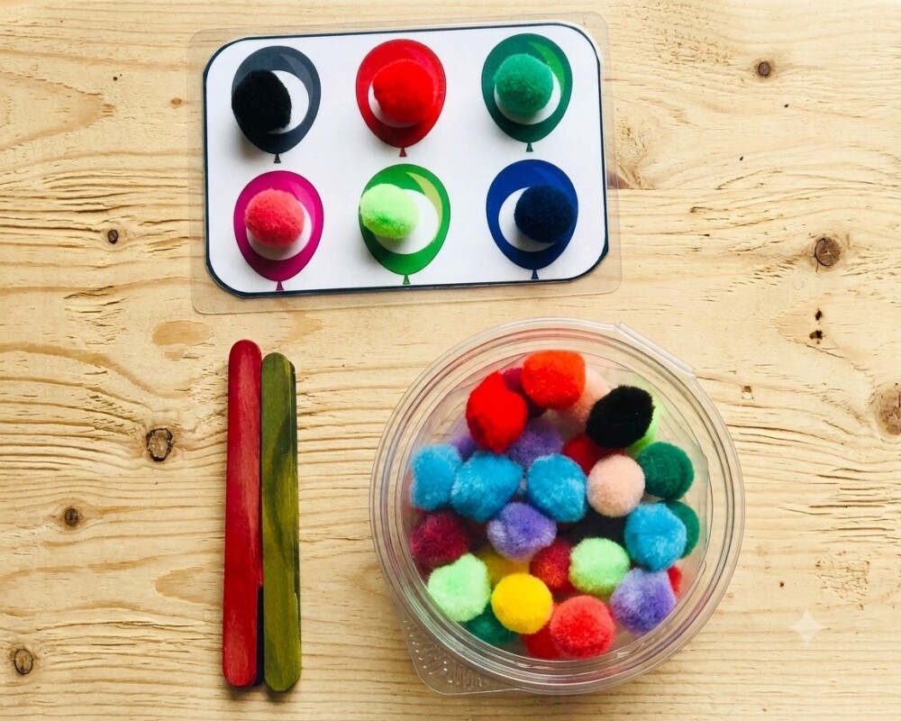 Jogo Balões – Pareamento de Cores