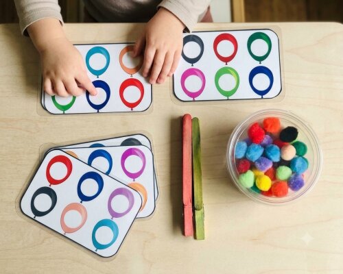 Jogo Balões – Pareamento de Cores