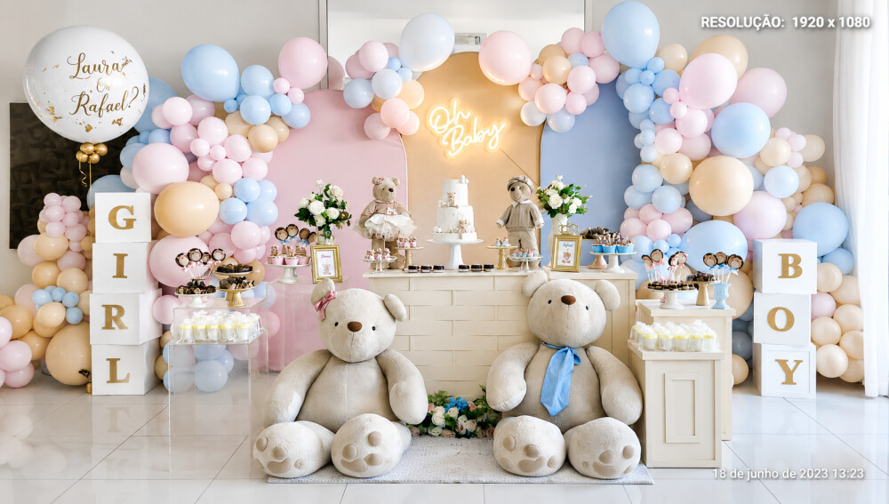 Decoração Chá Revelação