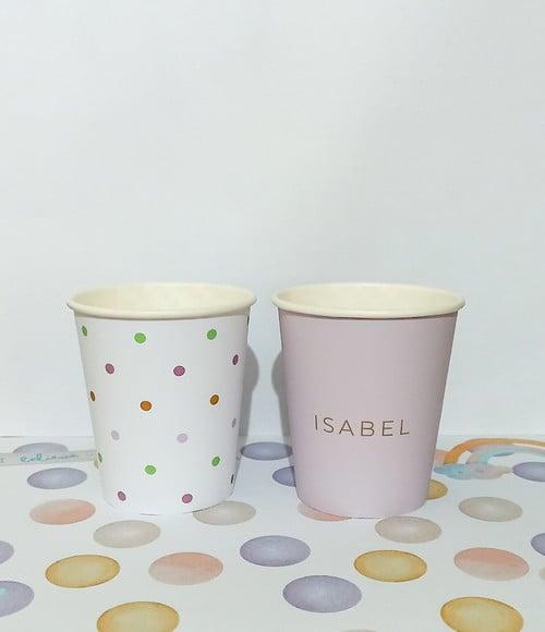 Copo Personalizado de Papel Biodegradável - 260/270ml - 50 U
