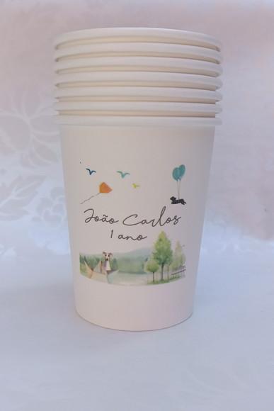Copo de Papel Biodegradável 270ml - 50 Unidades