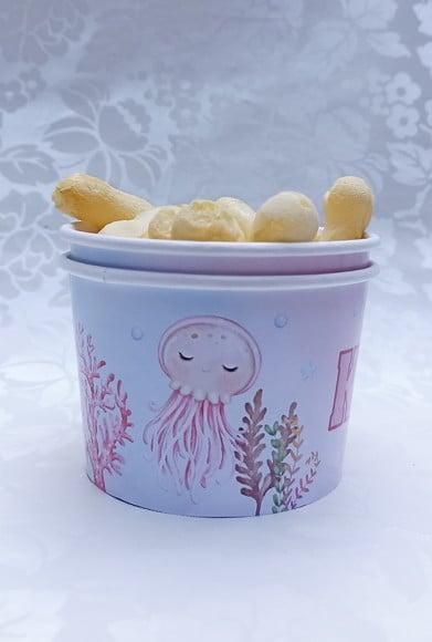 Pote Papel Biodegradável Personalizado - 250ml - 50 Unidades