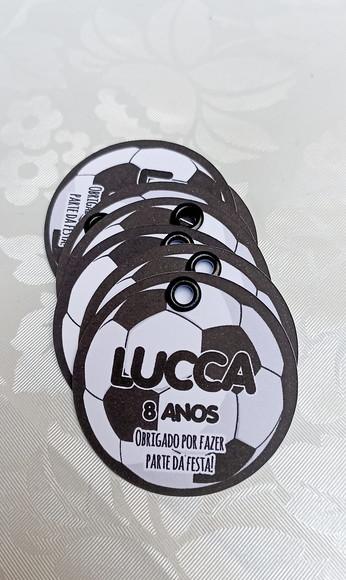 Tag Futebol com Ilhós - 50 Unidades